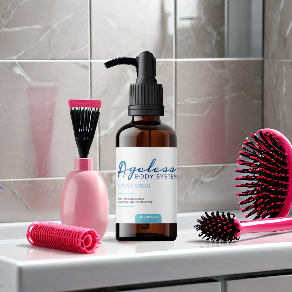 1 X Ageless Body System Super C Serum