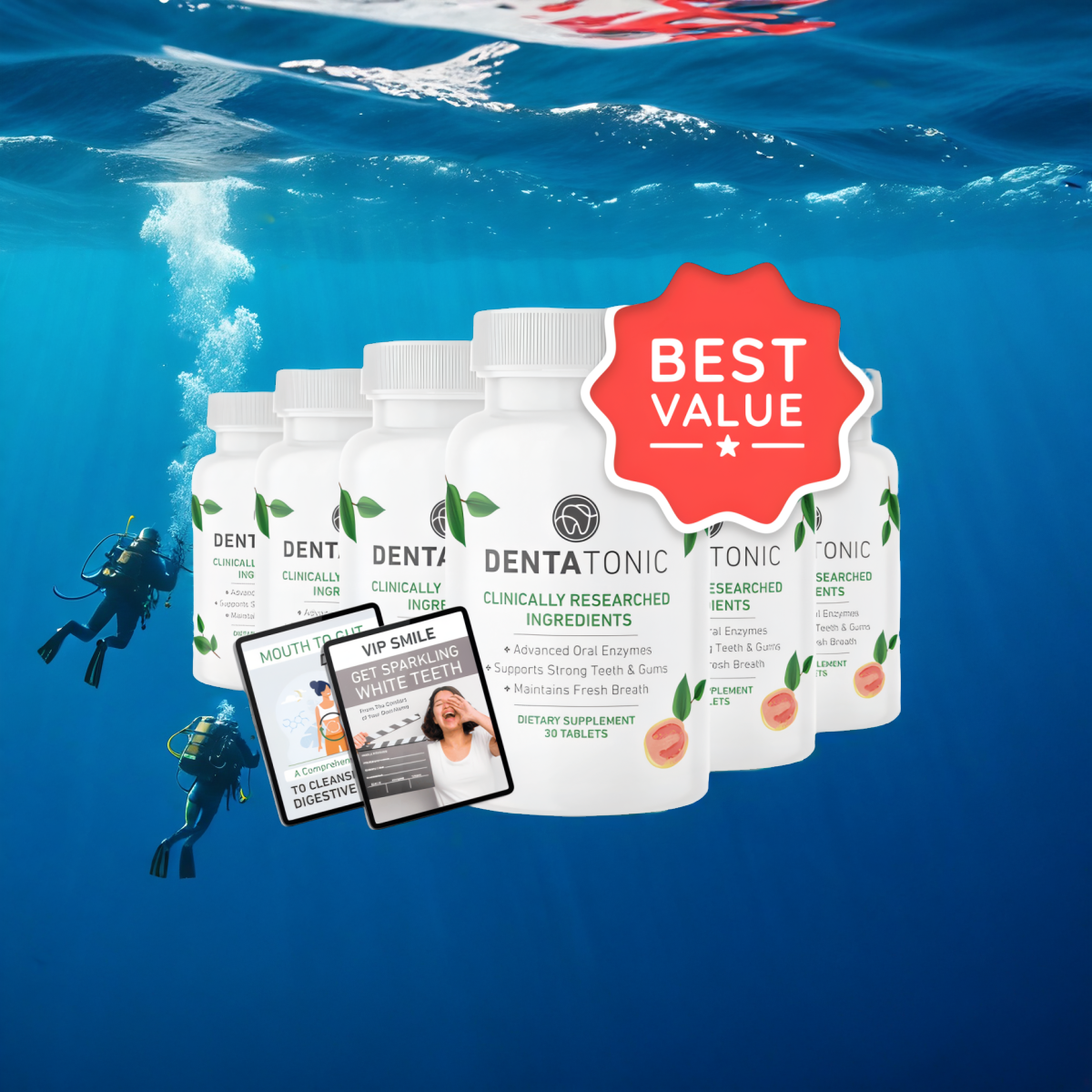 DentaTonic - 6 Bottles + 2  Ebooks