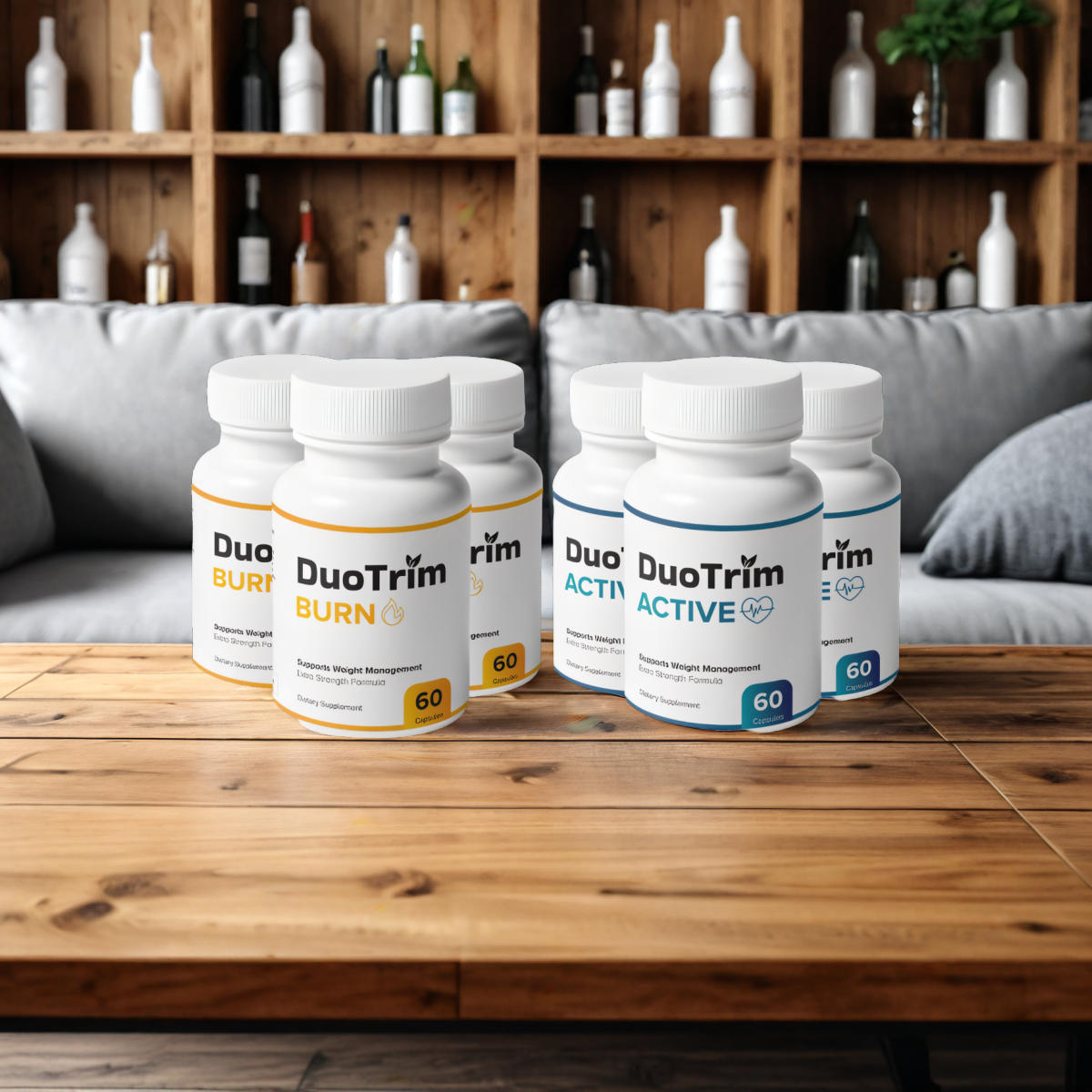 DuoTrim - 3 Months Supply - 6 Bottles