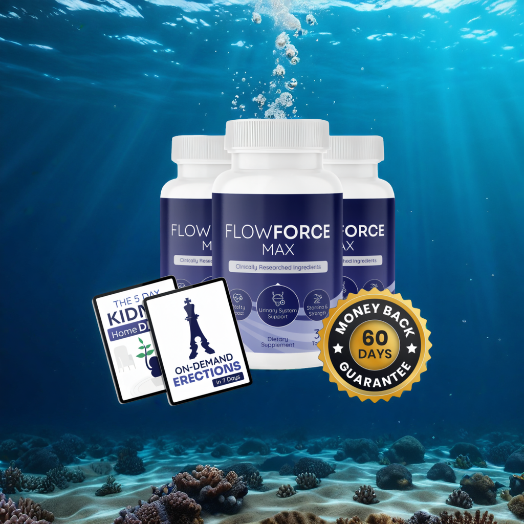 FlowForce Max - 3 Bottles + 2  Ebooks