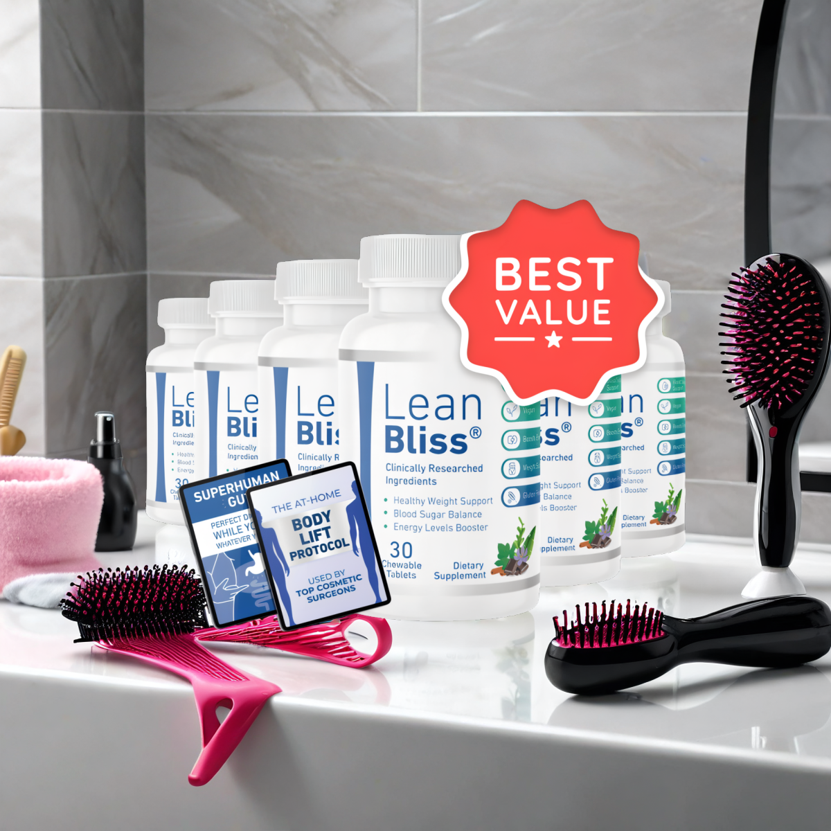 LeanBliss - 6 Bottles + 2  Ebooks