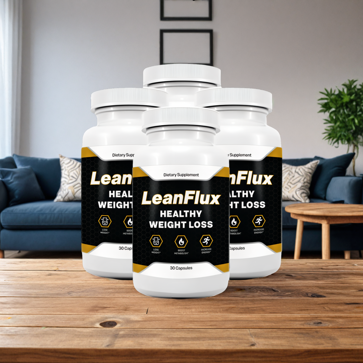 LeanFlux - 4 Bottles