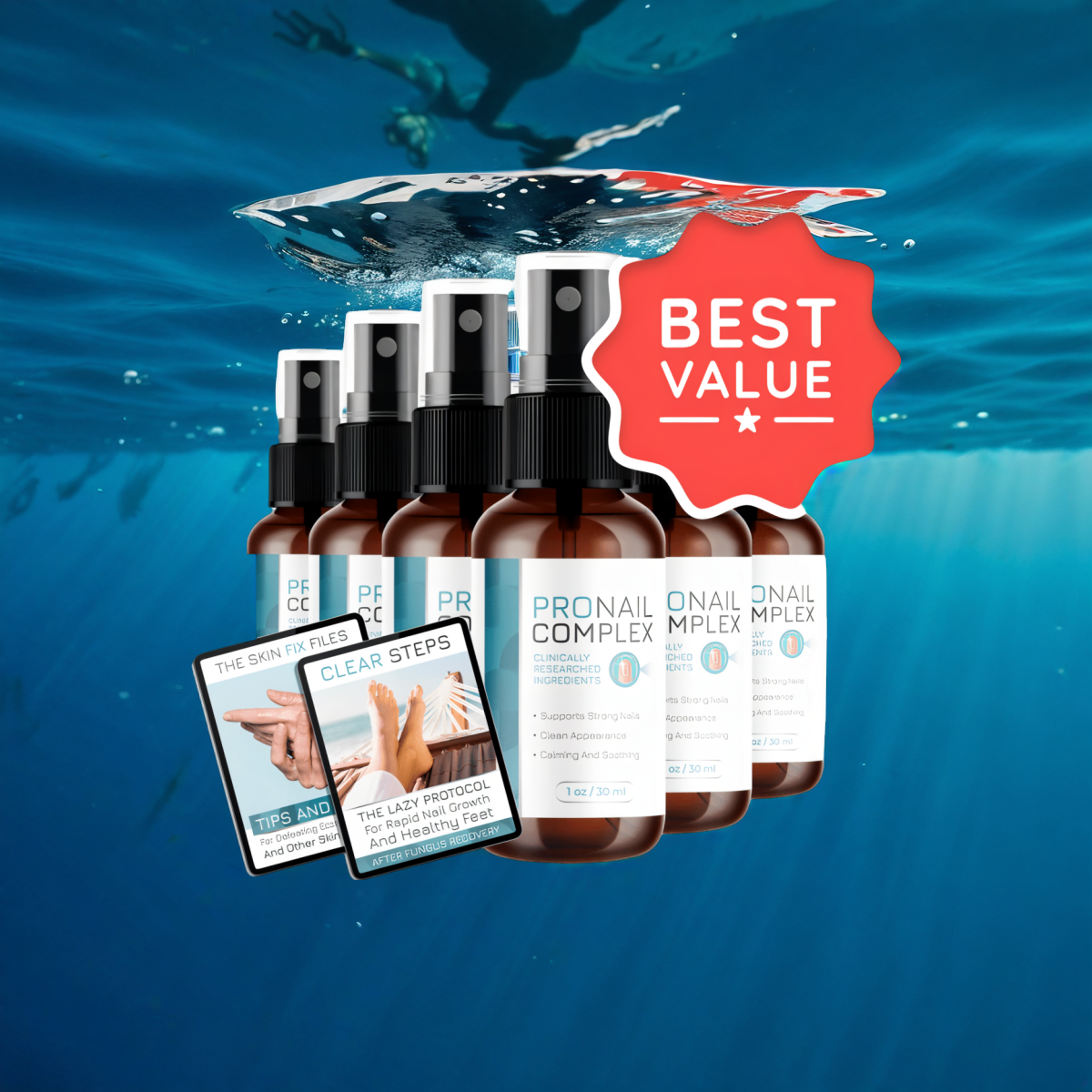 ProNail Complex - 6 Bottles + 2  Ebooks