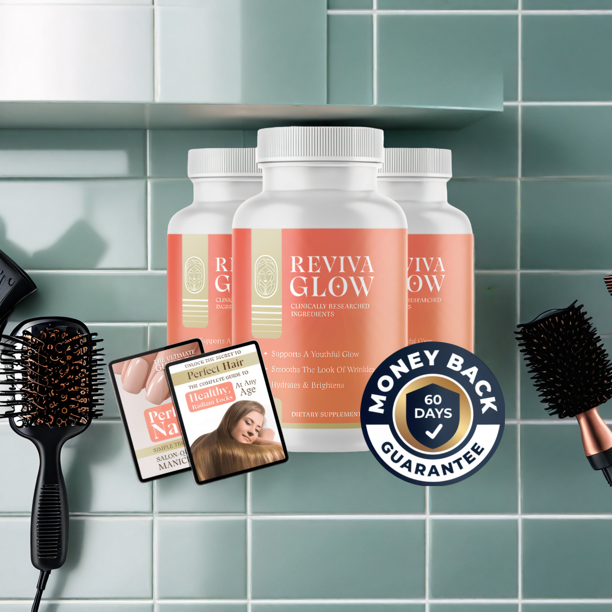 Reviva Glow - 3 Bottles + 2  Ebooks